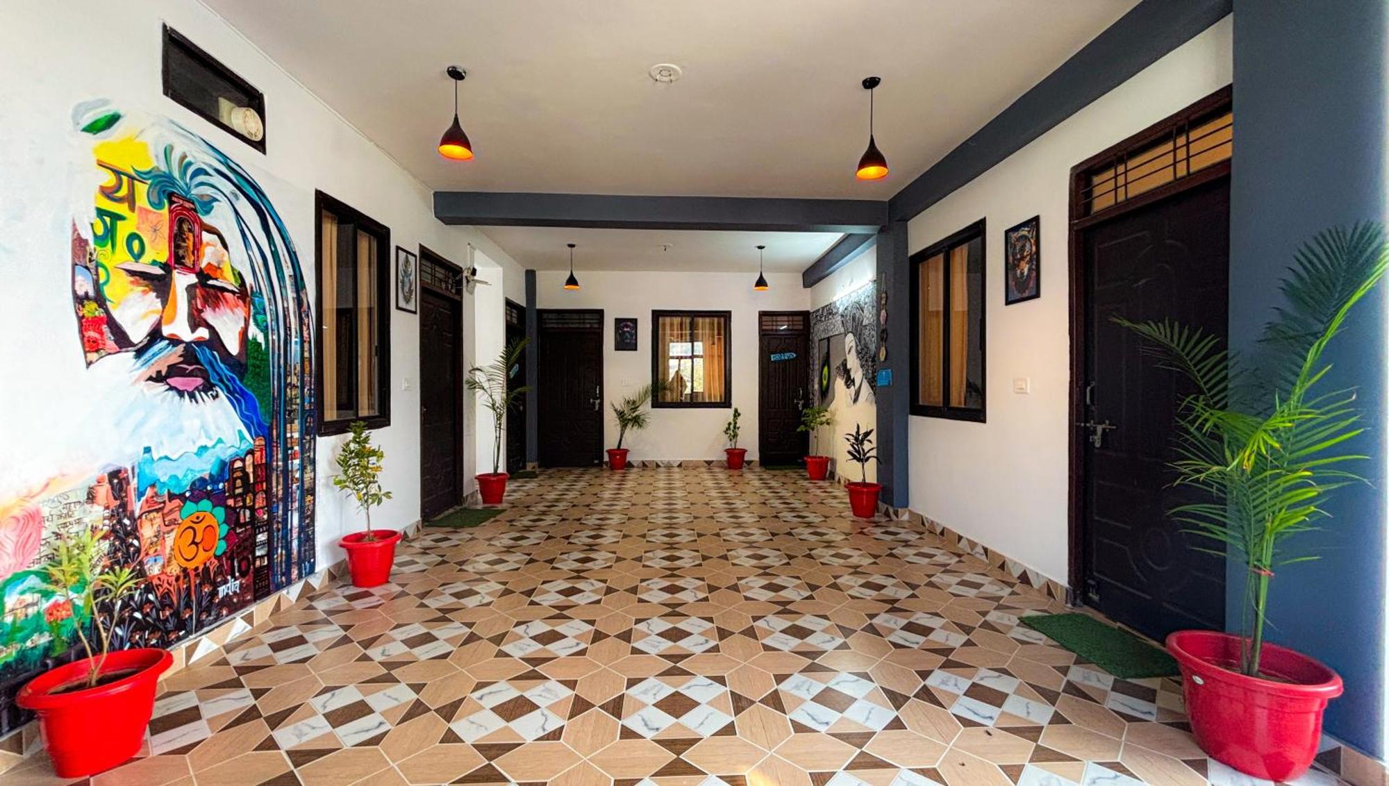 Hostel Skyard Rishikesh, Laxman Jhula Exteriér fotografie